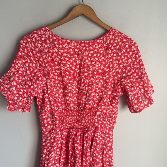 Free People in Full Bloom Dress, Red Combo XS - Picture 7 of 12